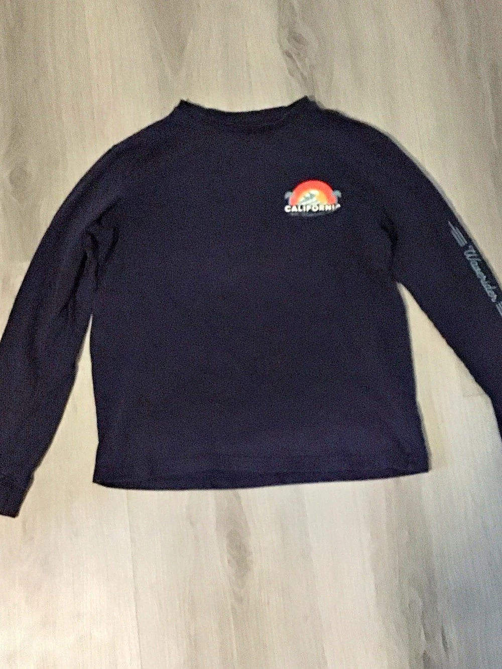 Bixby Nomad California Wavender California Graphic Long Sleeve Size Large